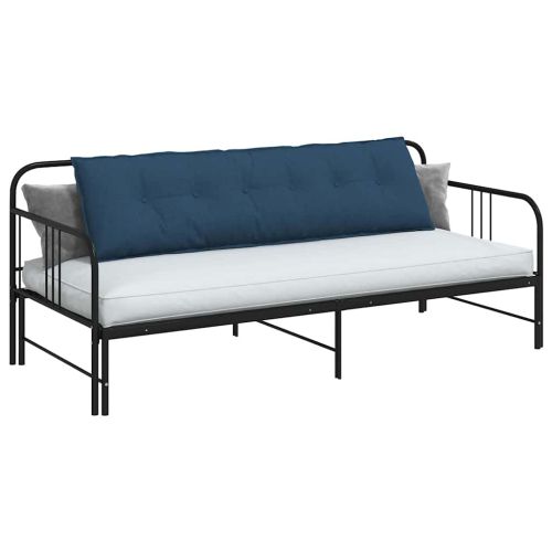 Възглавница за гръб Синьо 180 x 19 x 50 см текстил