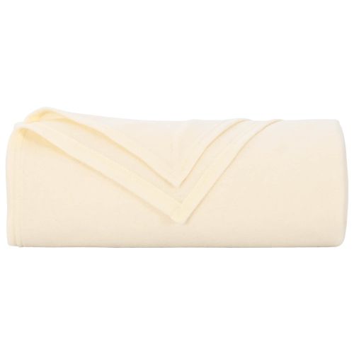 Одеала за хвърляне 6 pcs Крем 210 x 140 см Мека вълна