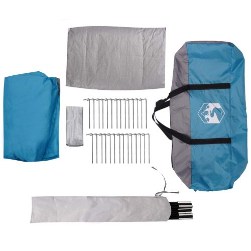 Тунелна палатка Синьо 562 x 265 x 216 см