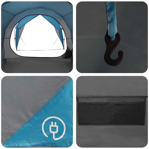 Тунелна палатка Синьо 562 x 265 x 216 см