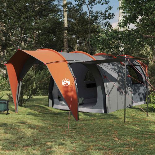 Тунелна палатка Сив и оранжев 562 x 265 x 216 см