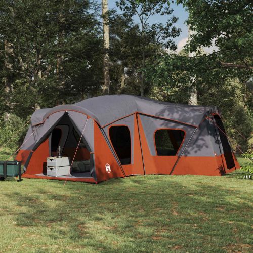 Семейна палатка Сив и оранжев 610 x 610 x 210 см