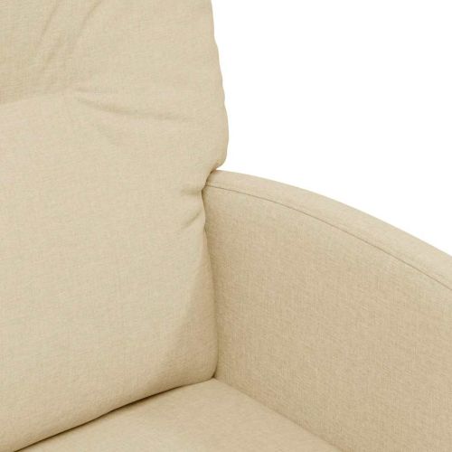 Столове с Колела с колела 2 pcs Крем 57 x 67 x 95 см текстил