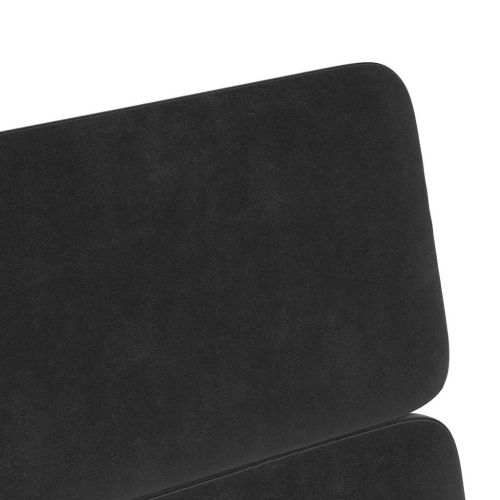 Столове с Колела с колела 2 pcs Черно 58 x 65 x 98 см Кадифе