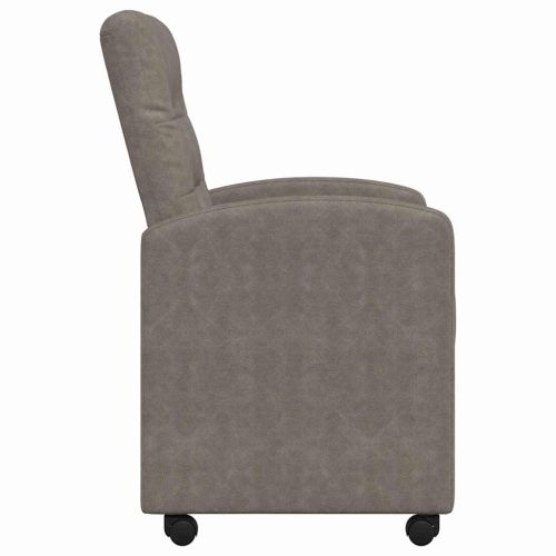 Столове с Колела с колела 2 pcs Сив 58 x 67 x 97 см Изкуствена