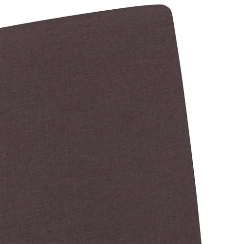Обедени столове 2 pcs Тъмнокафяв 57 x 67 x 95 см текстил