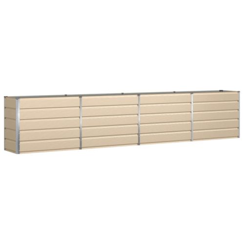 Кашпа Слонова кост 385 x 50 x 75 см Галванизирана стомана