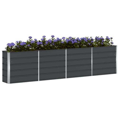 Кашпа Антрацит 320 x 40 x 75 см Стомана