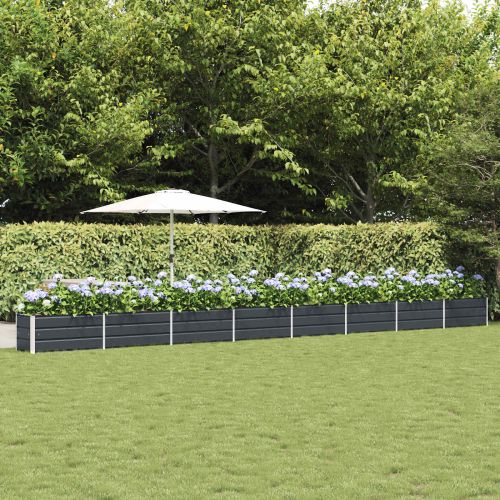 Кашпа Антрацит 770 x 50 x 45 см Галванизирана стомана