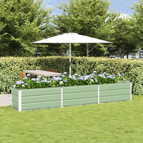 Кашпа Пастелно зелено 290 x 50 x 45 см Галванизирана стомана