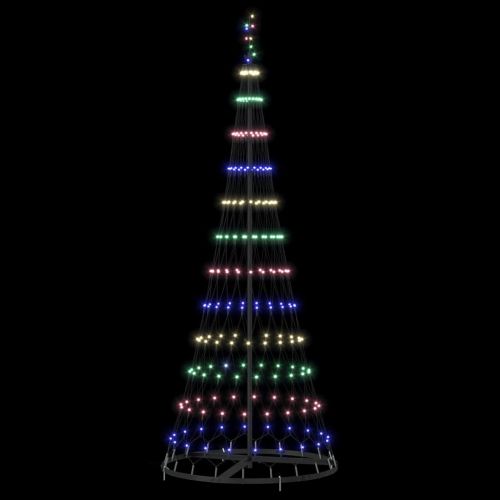 LED Коледна Елха Многоцветен 184.5 см Метал
