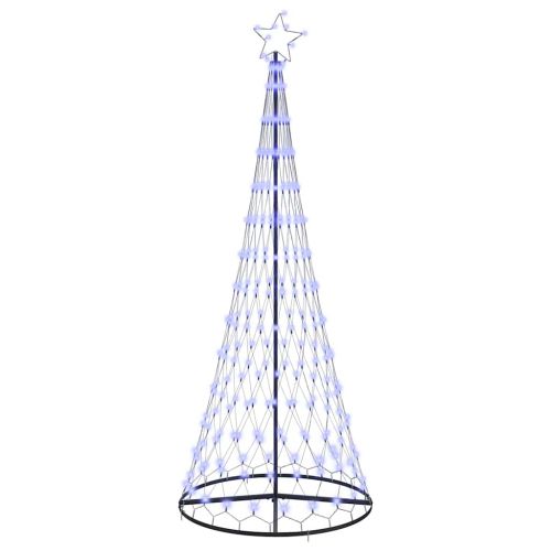 LED Коледна Елха с 295 LED светодиода Синьо 250 cm Метал