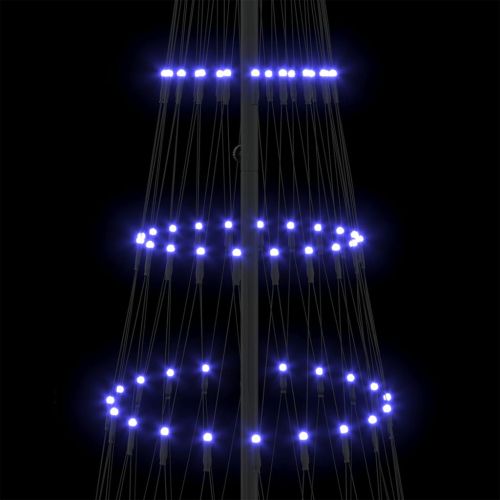 LED Коледна Елха с 295 LED светодиода Синьо 250 cm Метал