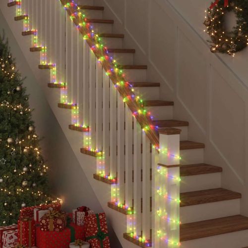 Светещо въже с 2400 LED светодиода Многоцветен 100 m ПВЦ