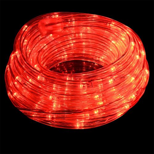Светещо въже с 1200 LED светодиода Червено 50 m ПВЦ
