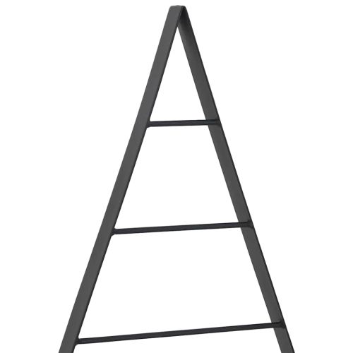 Метално коледно дърво Черно 60 cm Стомана