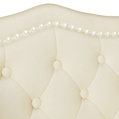 Пейка Честърфилд Крем 120.5 x 65 x 75 см Изкуствена