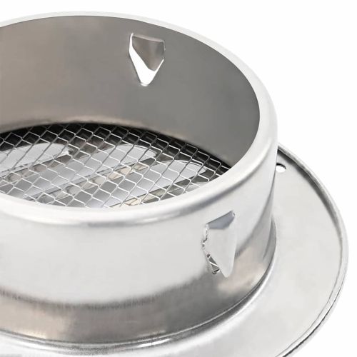 Предпазители за въздушна вентилация 4 pcs Сребрист 100 mm