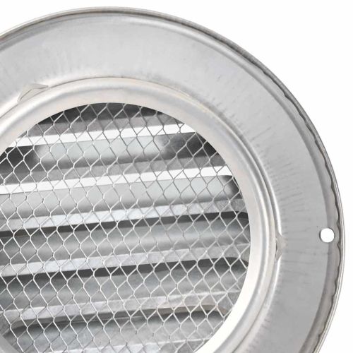 Предпазители за въздушна вентилация 2 pcs Сребрист 100 mm