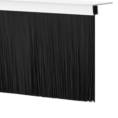 Запечатващи четки за врата с винтово закрепване 2 pcs Сребрист