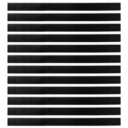 Самозалепващи се четки за уплътняване на врати 12 pcs Бяло