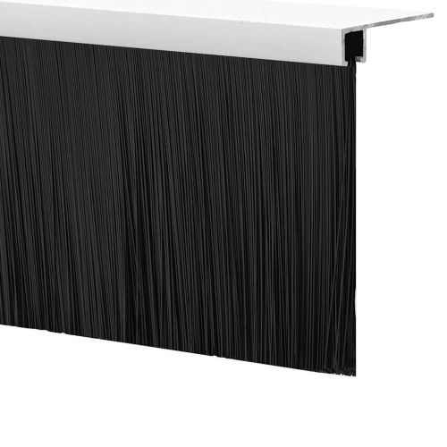 Запечатващи четки за врата с винтово закрепване 2 pcs Бяло