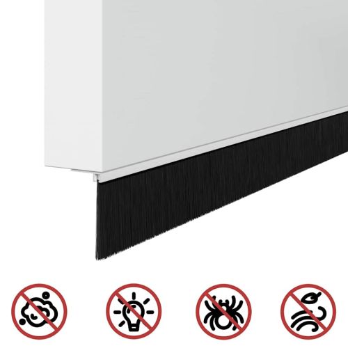 Запечатващи четки за врата с винтово закрепване 2 pcs Бяло