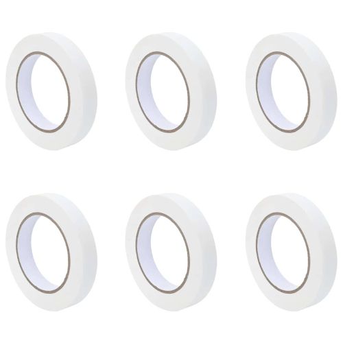 Ленти за маскиране на художници 6 pcs Бяло 19мм x 50м Хартия