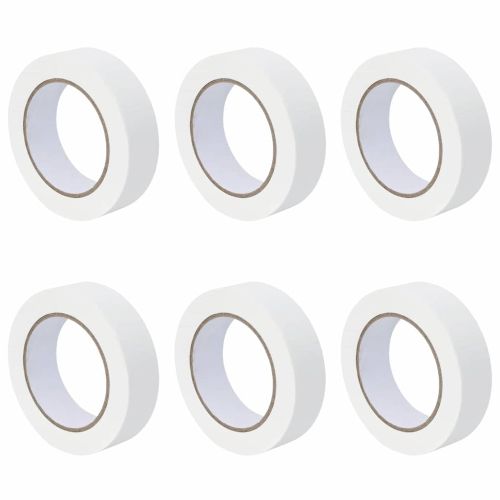 Ленти за маскиране на художници 6 pcs Бяло 30мм х 50м Хартия