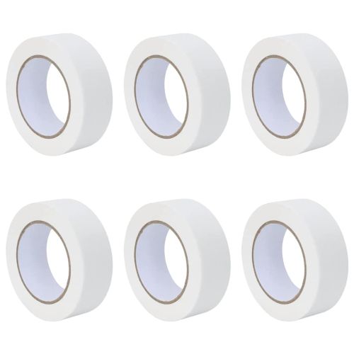 Ленти за маскиране на художници 6 pcs Бяло 38mm x 50m Хартия