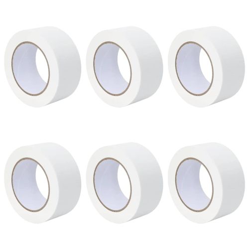 Ленти за маскиране на художници 6 pcs Бяло 50 мм x 50 м Хартия