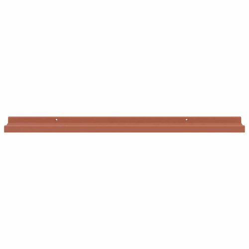 Стенен рафт с рафт 2 pcs Червено 80 x 9 x 3 cm Инженерно дърво