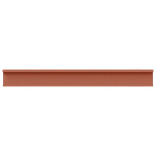 Стенен рафт с рафт 2 pcs Червено 80 x 9 x 3 cm Инженерно дърво