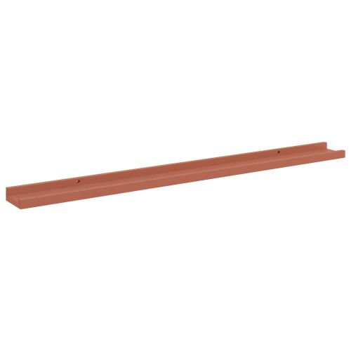 Стенен рафт с рафт 2 pcs Червено 100 x 9 x 3 cm Инженерно дърво