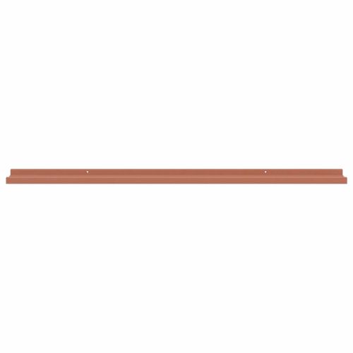Стенен рафт с рафт 4 pcs Червено 115 x 9 x 3 cm Инженерно дърво