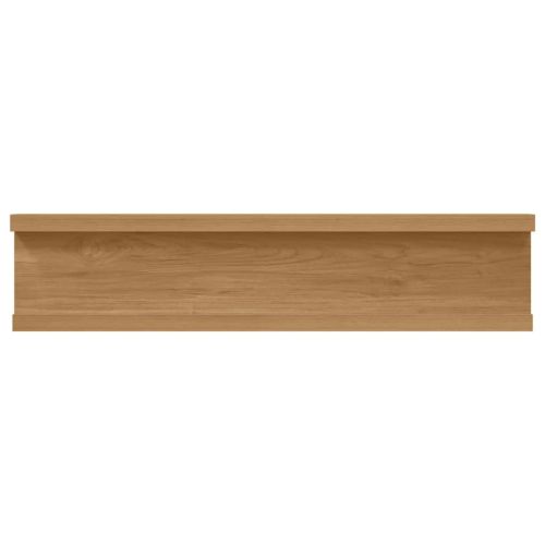 Стенен рафт с рафт 4 pcs Кафяво 40 x 9 x 3 cm Инженерно дърво