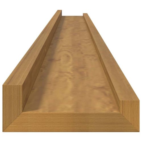 Стенен рафт с рафт 2 pcs Бежово 115 x 9 x 3 cm Инженерно дърво