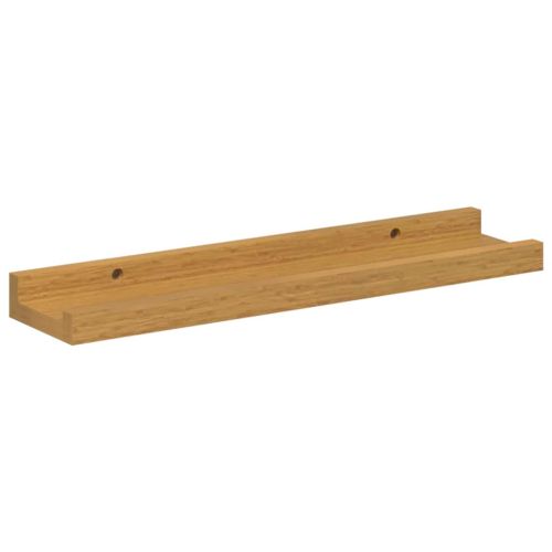Стенен рафт с рафт 4 pcs Бежово 40 x 9 x 3 cm Инженерно дърво