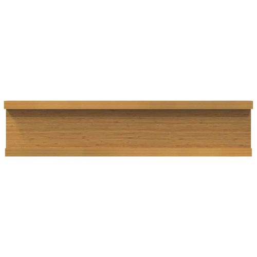 Стенен рафт с рафт 4 pcs Бежово 40 x 9 x 3 cm Инженерно дърво