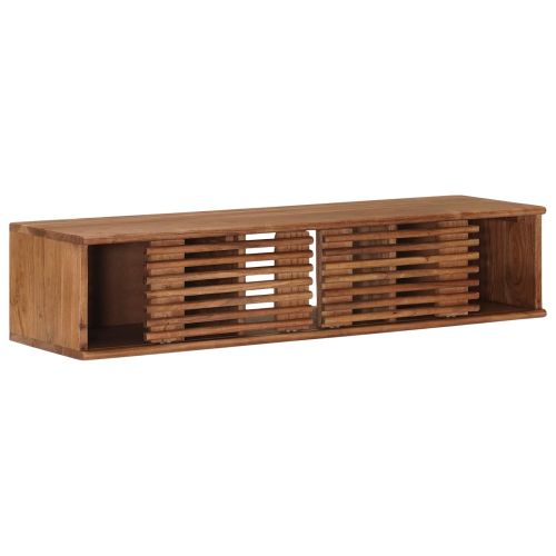 ТВ шкаф със съхранение с врата Естествен 105 x 30 x 22,5 см