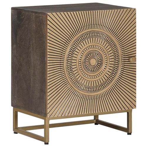 Нощен шкаф Месинг 40 x 30 x 50 cm