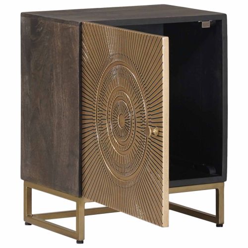 Нощен шкаф Месинг 40 x 30 x 50 cm