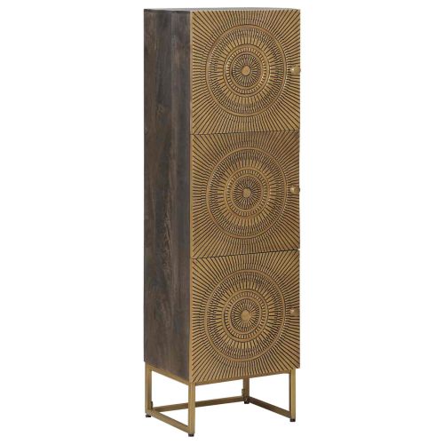 Висок шкаф Месинг 35 x 30 x 120 cm