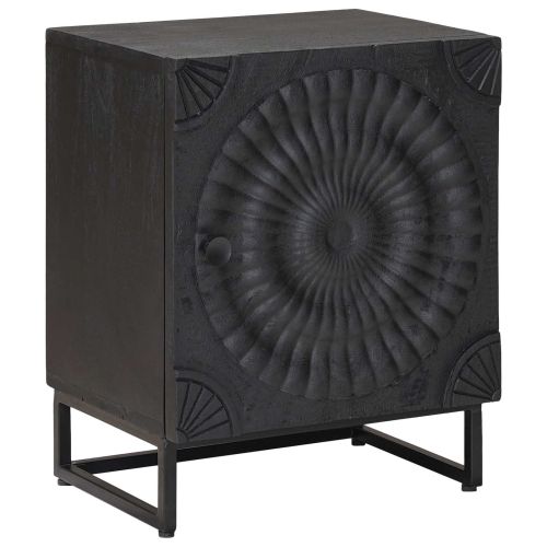 Нощен шкаф Черен 40 x 30 x 50 cm