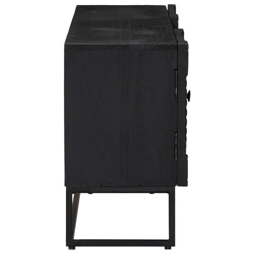 ТВ шкаф Черен 105 x 30 x 54 см