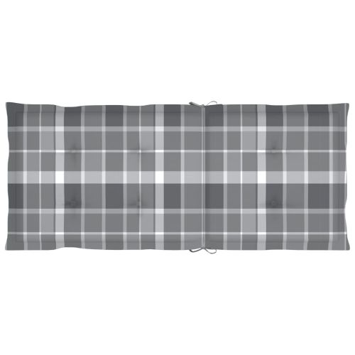 Градински накланящи се столове 6 бр с възглавници акация масив