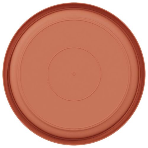 Кръгъл поднос за цветя 24 pcs Червено тухла Ø 21,5 x 2,5 см