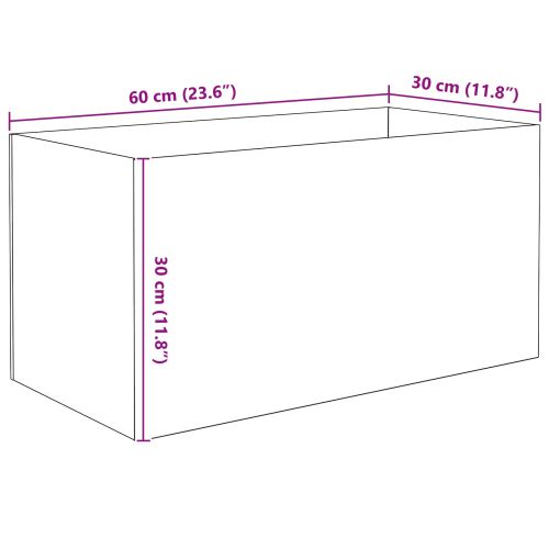 Аквариум със съхранение Прозрачен 60 x 30 x 30 cm Стъкло