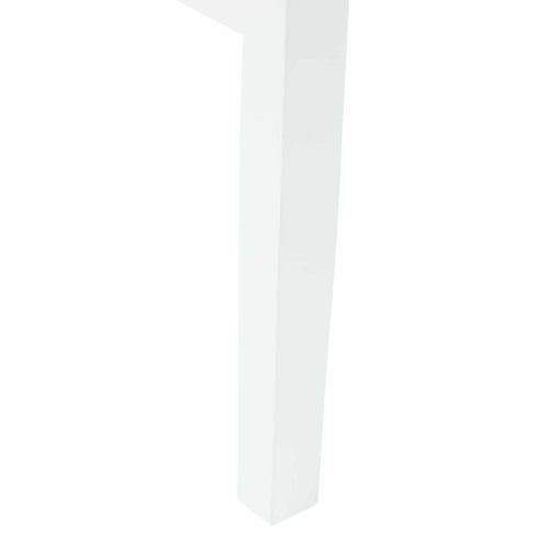 Обедени столове 2 pcs Бяло 43 x 54 x 89 см Солидно гумено дърво
