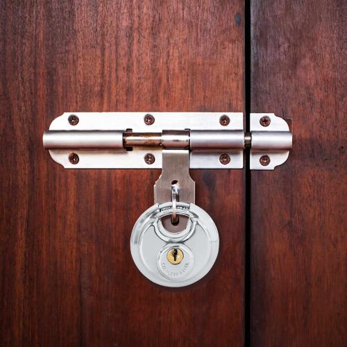 Заключващи катинари с ключове 12 pcs Сребрист 7 x 2.4 x 7 см